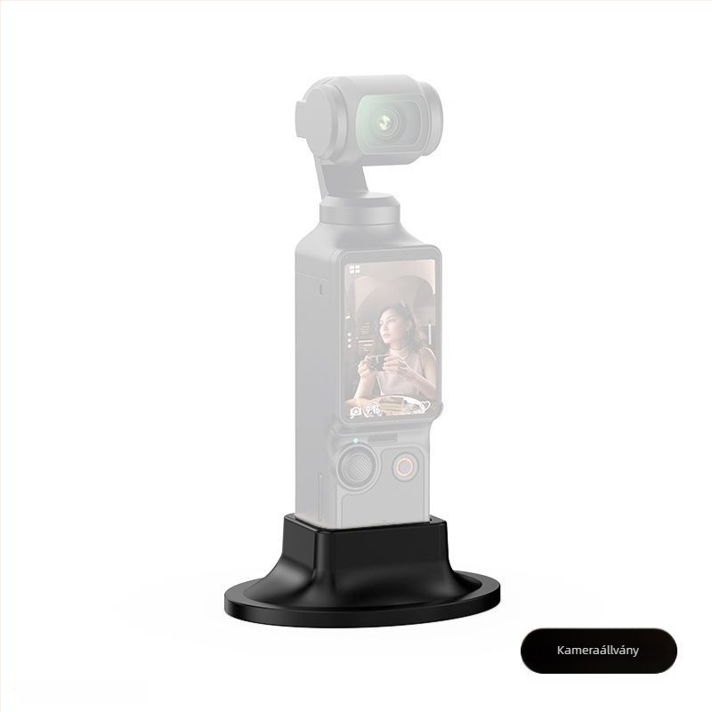 Silikon anti-slip asztali alap DJI Pocket 3-hoz — kameraasztali állvány, kompatibil Pocket 3-mal, testreszabható logó