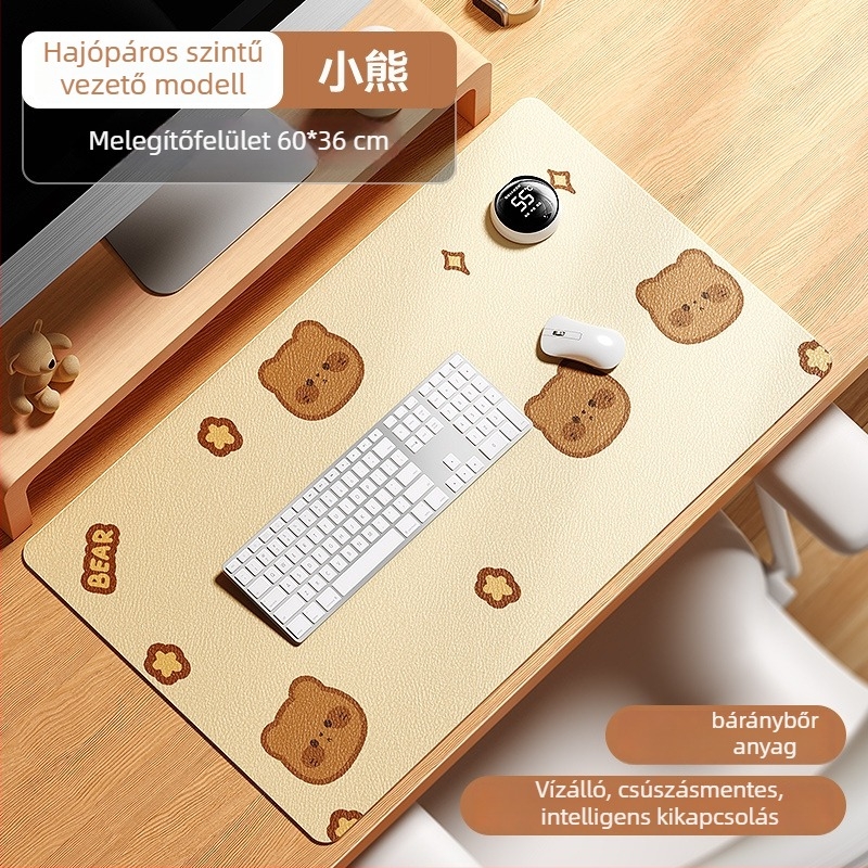 Asztali fűtőpad intelligens digitális kijelzővel, vízálló, állítható hőmérséklet, 220V-os hálózati csatlakozás, 85W