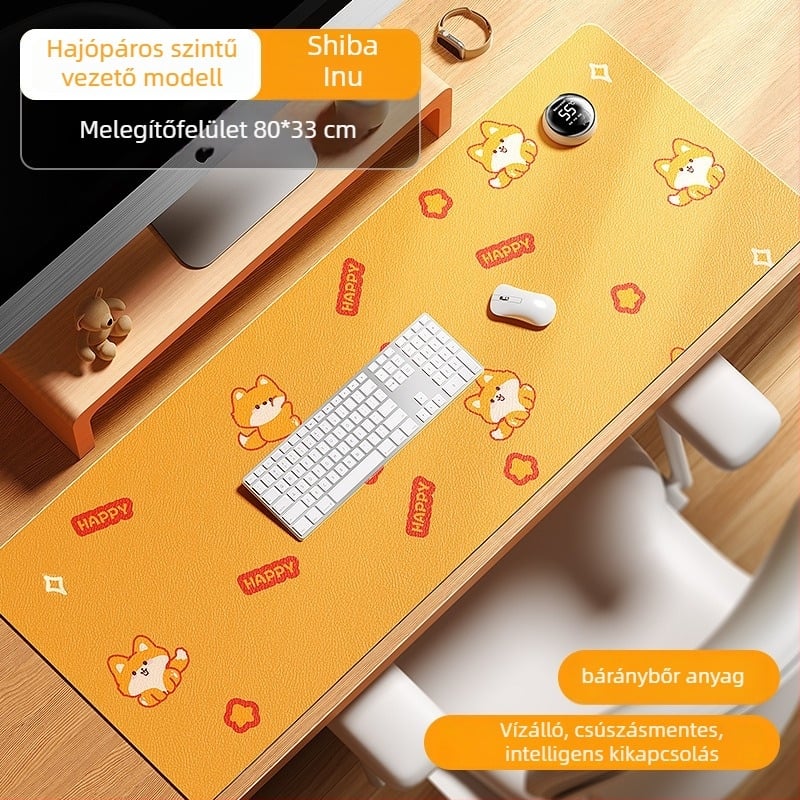 Asztali fűtőpad intelligens digitális kijelzővel, vízálló, állítható hőmérséklet, 220V-os hálózati csatlakozás, 85W