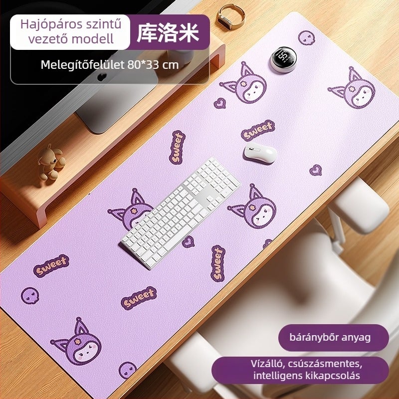 Asztali fűtőpad intelligens digitális kijelzővel, vízálló, állítható hőmérséklet, 220V-os hálózati csatlakozás, 85W