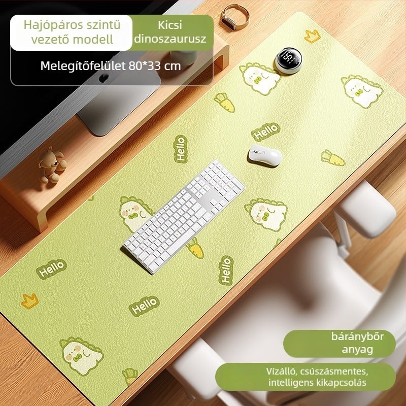 Asztali fűtőpad intelligens digitális kijelzővel, vízálló, állítható hőmérséklet, 220V-os hálózati csatlakozás, 85W