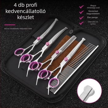 Kutyák ápolási olló készlet — rozsdamentes acélból, Tanizaki, kutyáknak, dobozban 500 darab