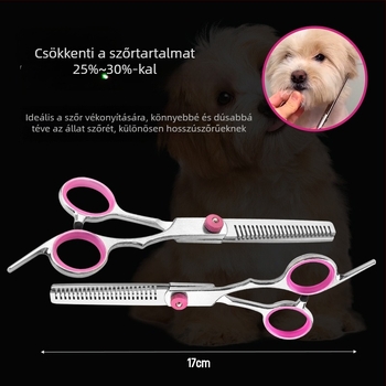 Kutyák ápolási olló készlet — rozsdamentes acélból, Tanizaki, kutyáknak, dobozban 500 darab
