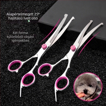 Kutyák ápolási olló készlet — rozsdamentes acélból, Tanizaki, kutyáknak, dobozban 500 darab