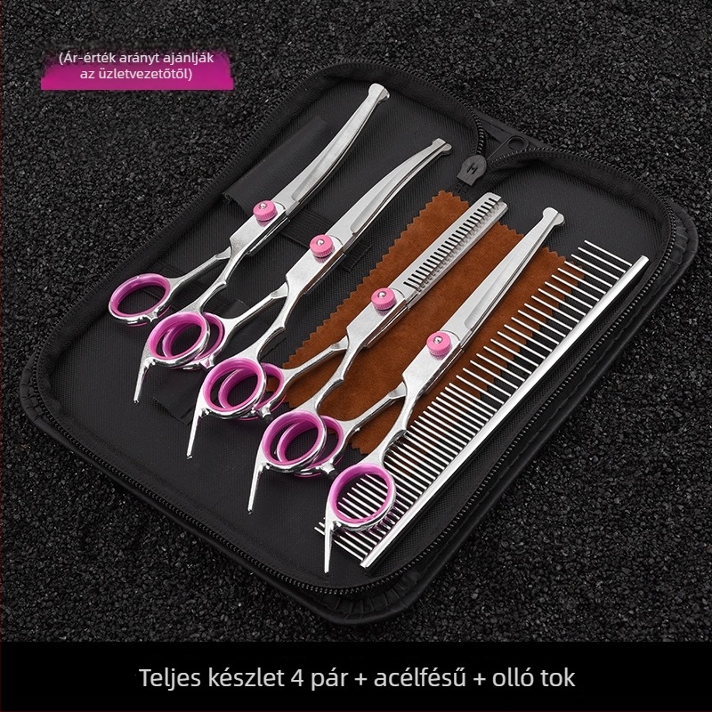 Kutyák ápolási olló készlet — rozsdamentes acélból, Tanizaki, kutyáknak, dobozban 500 darab