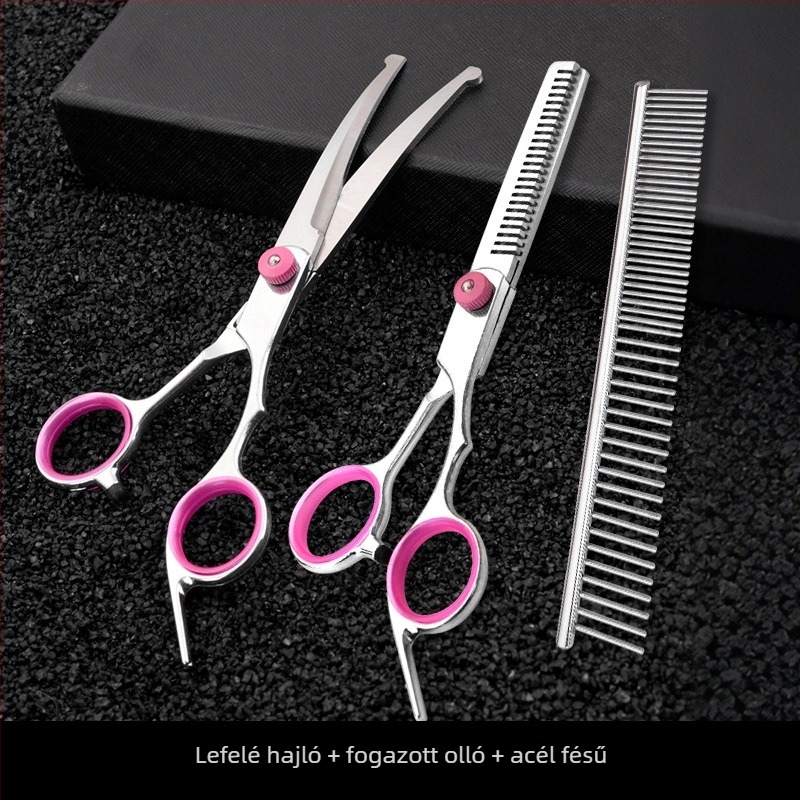 Kutyák ápolási olló készlet — rozsdamentes acélból, Tanizaki, kutyáknak, dobozban 500 darab