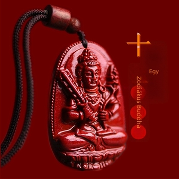 Buddha medál nyaklánc – homok anyagból, állatövi stílus, epoxis felület, márka Muru Ékszerek
