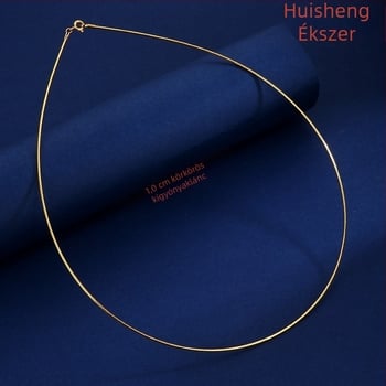 Nyaklánc – 925 ezüst, kígyó lánc, geometriai dizájn, uniszex