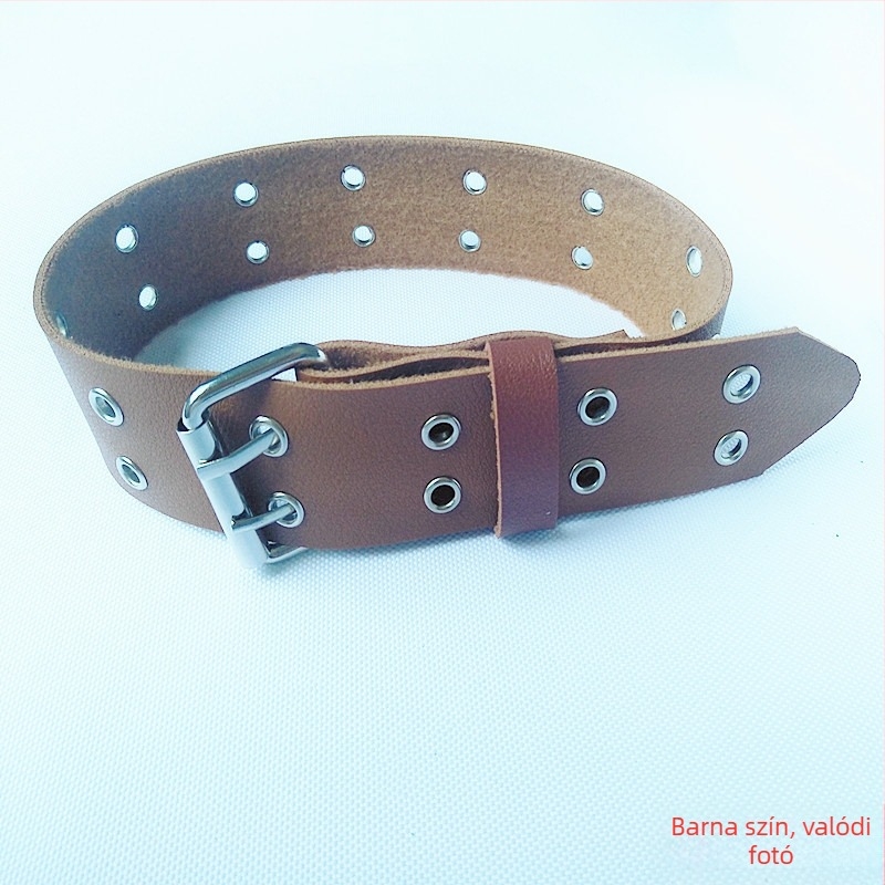 Nyakpánt Cortex anyagból, medál ötvözetből, Uniszex, 60 g, Geometriai stílus