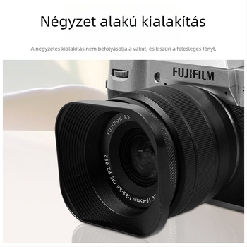 Objektív napellenző, modellek L-S01/L-S02, fényképezőgép objektívekhez, OEM feldolgozás, Eredet: Guangdong.