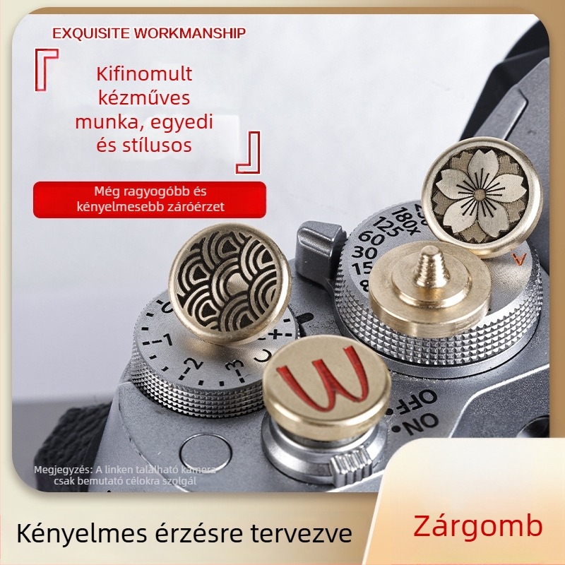 Fényképezőgép zárgombja Fuji XT5 XT4 XS10 S20 XT30 második generáció XE4 X100VI – OEM feldolgozás; Modell: Reference sku