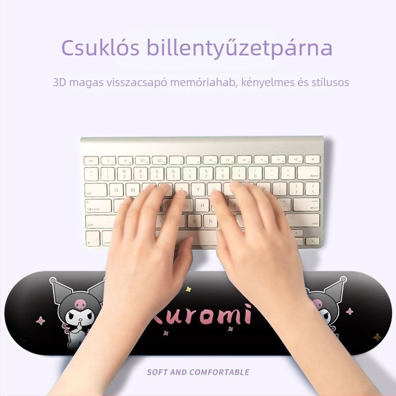 Szilikon billentyűzet csuklótámasz és egérpad, kétoldalas, USB hub, logó nyomtatás, OEM testreszabás