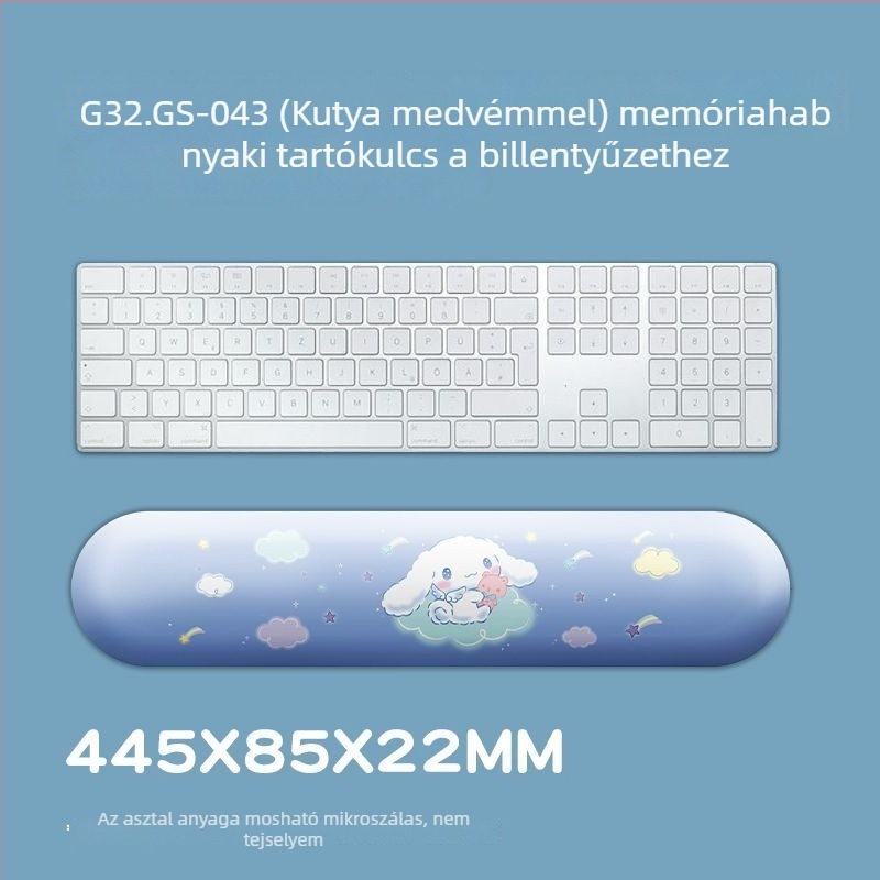 Szilikon billentyűzet csuklótámasz és egérpad, kétoldalas, USB hub, logó nyomtatás, OEM testreszabás