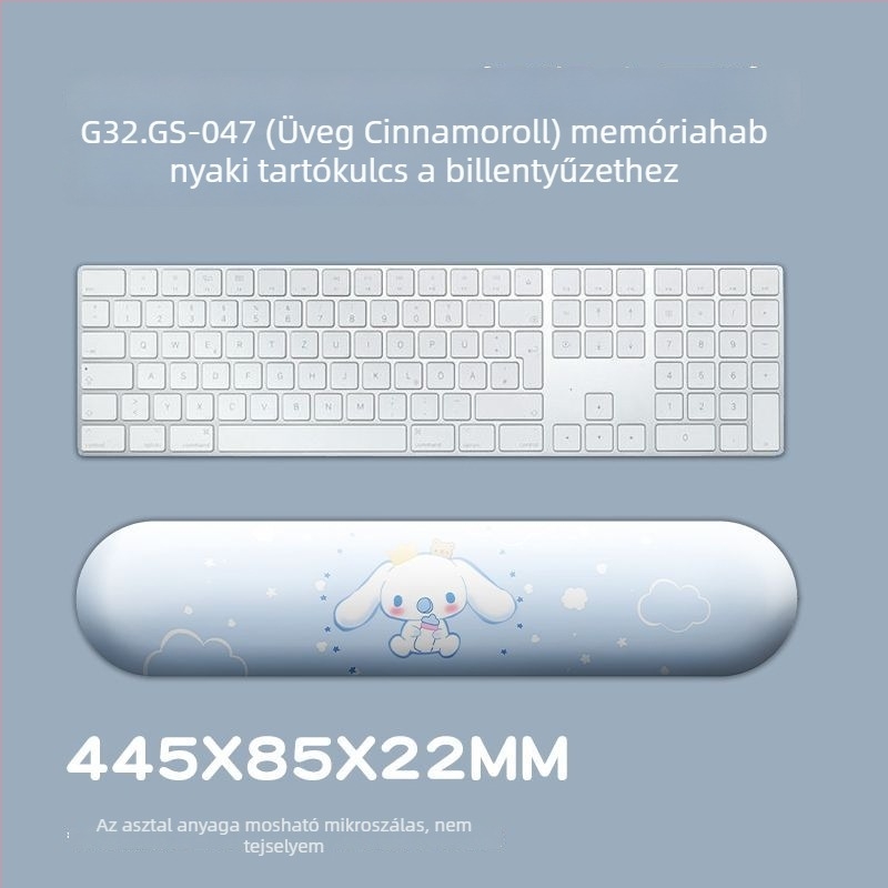 Szilikon billentyűzet csuklótámasz és egérpad, kétoldalas, USB hub, logó nyomtatás, OEM testreszabás