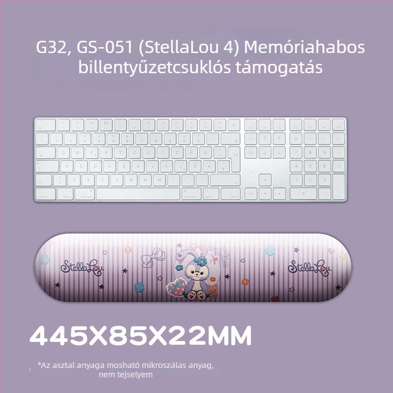 Szilikon billentyűzet csuklótámasz és egérpad, kétoldalas, USB hub, logó nyomtatás, OEM testreszabás