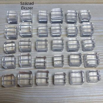 Természetes fehér kristály kocka ékszerkiegészítők DIY karkötőkhöz, uniszex