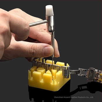 Óraszíj eltávolító és javító készlet — bőr szíj polírozás, Mink Oil tisztító, doboz 242 darab, ASLD márka, 2023 tavasz