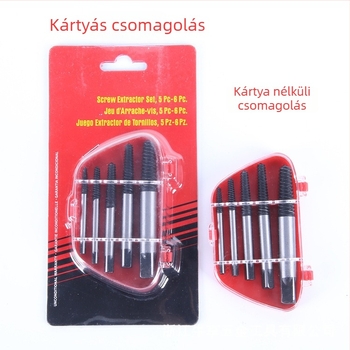 Sérült csavar- és vezetékkinyitó készlet, 5/6 részes szerszámkészlet háztartási használatra