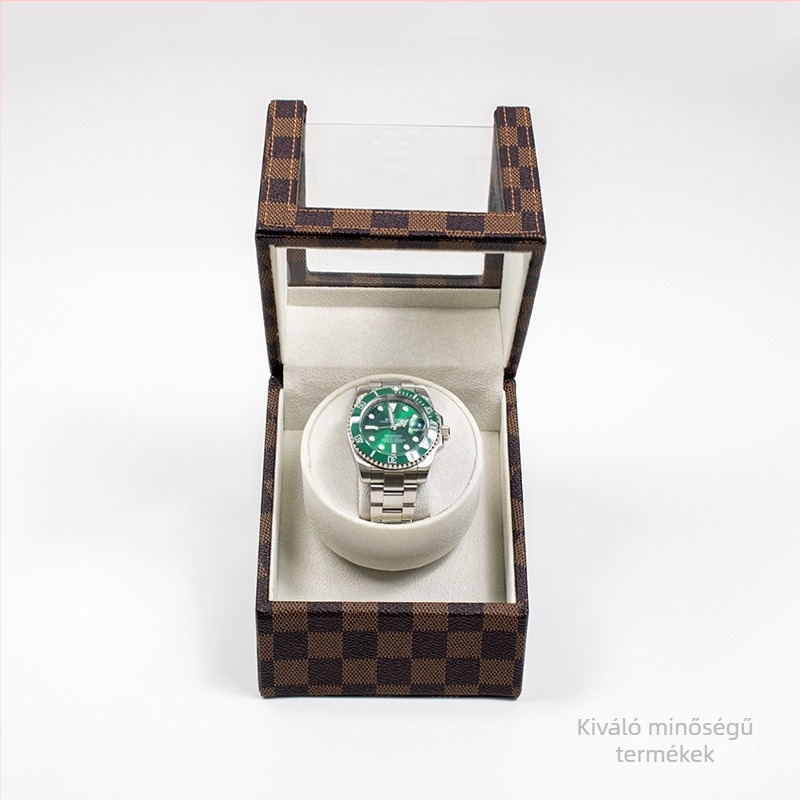 Elektromos óra forgató, bőr krokodil mintás, egyfejű, 50 darabos doboz