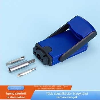 Csavarhúzó készlet mini mérőszalaggal és rugalmas vonalzóval, ABS, 2 készlet, hordozható és leválasztható, háztartási