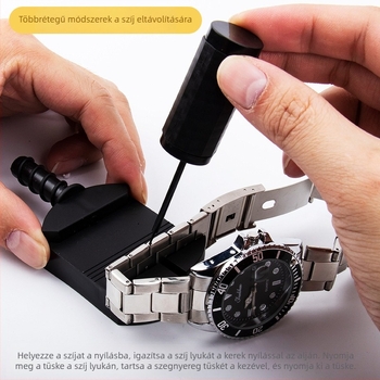 Óraszíj link eltávolító eszköz acél karkötőkhöz – hosszbeállító és karkötőbeállító – óra eszköz, 500 darabos csomag