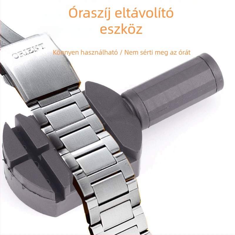 Órásjavító eszköz acél szíjakhoz – szíj összekapcsolásának eltávolítása és beállítás, műanyag óraszíj állító, Fish day, 2021 nyári kiadás