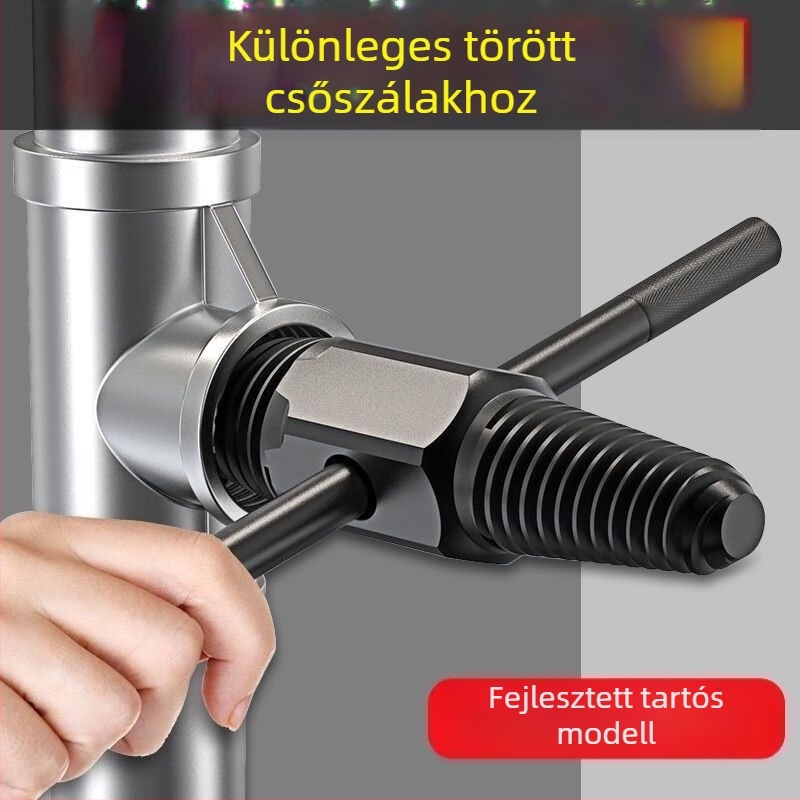 Háztartási csapok menetes kivonója, 1/2 és 3/4 hüvelyk, univerzális vízcső csavaros kivonó, acél