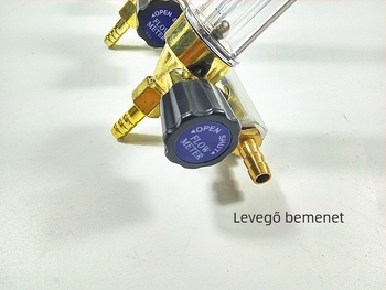 Oxigénellátás szabályozó szelep áramlásmérővel és argon szeleppel — szétszerelési eszközök készlet, opciók 1–12, otthoni használatra