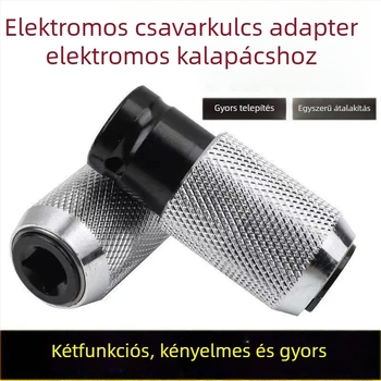 Adapterfej elektromos racsival, ütvefúróhoz és ütőfúróhoz – univerzális, demontáló eszköz, króm-vanádium acélból, otthoni használatra
