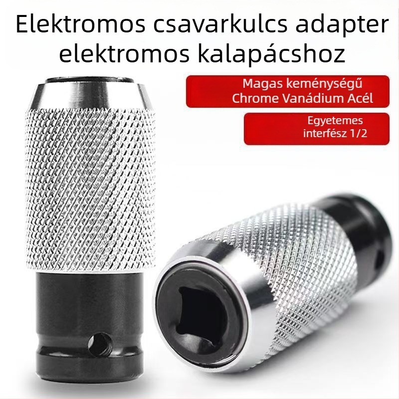 Adapterfej elektromos racsival, ütvefúróhoz és ütőfúróhoz – univerzális, demontáló eszköz, króm-vanádium acélból, otthoni használatra