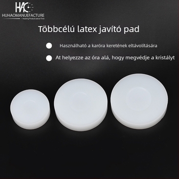 Órásjavító eszközök készlet: latex párna a tükör védelmére, puha gumi párna, puha óra tartó és demontázs eszközök háztartási használatra