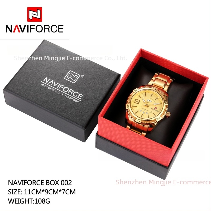 NAVIFORCE óradoboz - eredeti, testreszabás elérhető, származás Guangzhou, Kína, csomagolás 200, logó nélkül, import nem