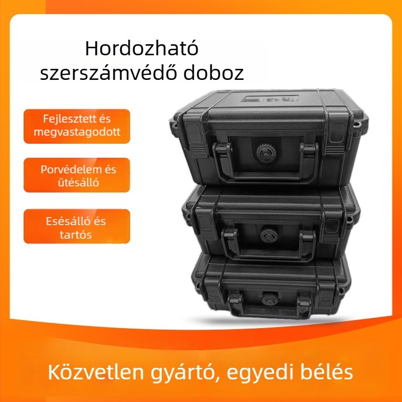 Ékszerdoboz erősített ABS műanyagból, lezárt kivitel, ütésálló kialakítás, Ky311 modell, falvastagság 5 mm