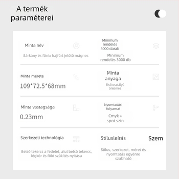 Óra csomagoló doboz ónlemezből – négyszögletes alak, offset nyomtatás, testreszabható