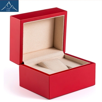 Fa flip órásdoboz logónyomással, fiberboard anyag, gyártási testreszabás, 50 darabos csomag, Green Forest márka