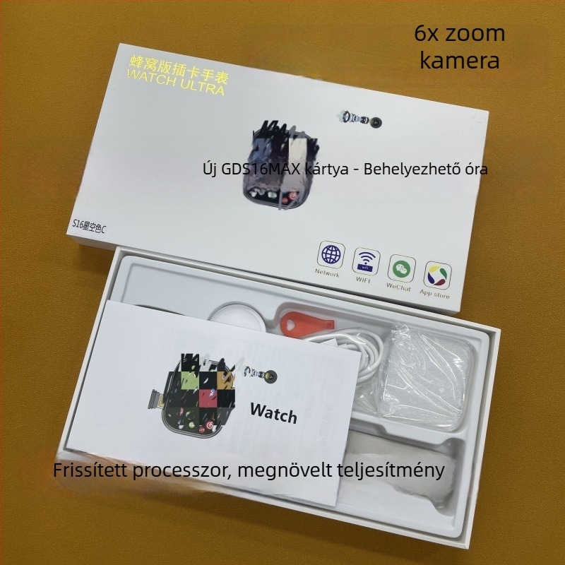 Okosóra 5G-s mobilkapcsolattal, 6x zoomos kamera, SIM-kártyahely, AMOLED kijelző, Android-kompatibilis
