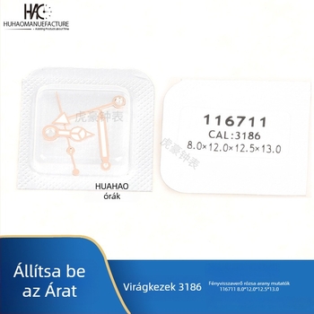 Óramutató-alkatrészek, 3186 mozgás, Világító négy mutató, Naptár kompatibilitás, 2021 nyári kiadás