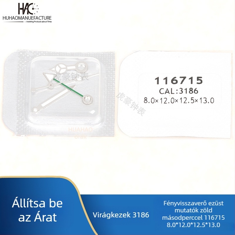 Óramutató-alkatrészek, 3186 mozgás, Világító négy mutató, Naptár kompatibilitás, 2021 nyári kiadás