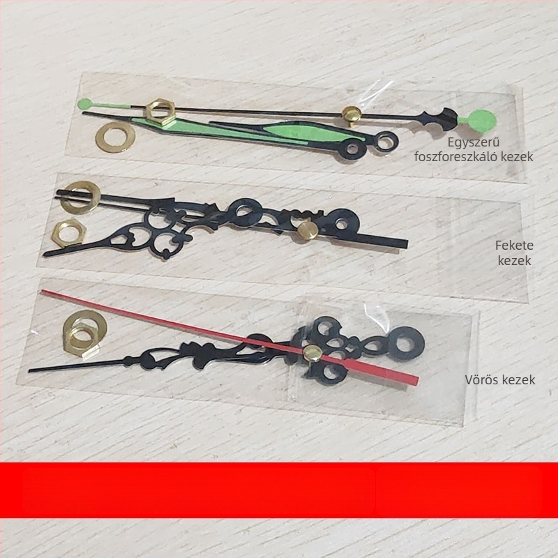 Kvarc falióra mozgás mechanizmus mutatókkal, műanyag ház, termék szám YXD-5168+514, modern minimalist stílus