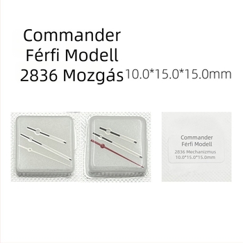 Óramutató készlet 2824/2836 mozgásokhoz, világító óra-, perc- és másodpercmutatók – Commander-kompatibilis