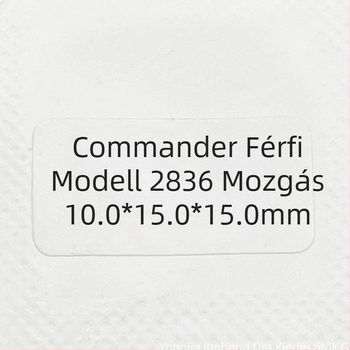 Óramutató készlet 2824/2836 mozgásokhoz, világító óra-, perc- és másodpercmutatók – Commander-kompatibilis