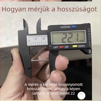 Rozsdamentes acél óraszíj rugós csapok, dupla végű, 1000 darabos csomag