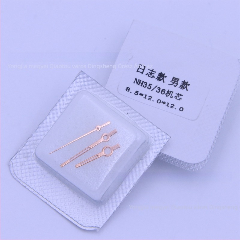 Óra mutató készlet – Log Series NH35/NH36 mechanizmusokhoz (óra, perc, másodperc)