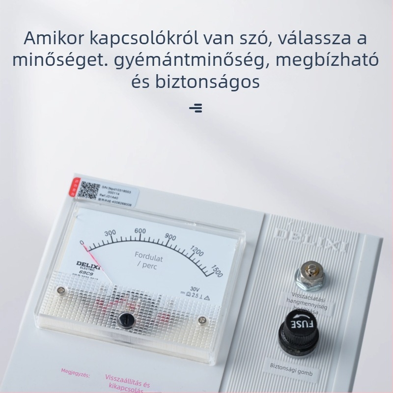 Delixi Electric JD1A mutató típusú AC motorvezérlő kapcsoló, elektromágneses sebességszabályozás, alacsony feszültség