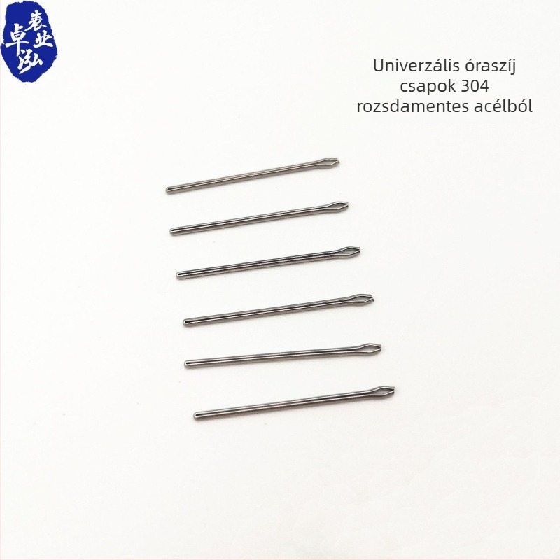 Rozsdamentes acél óraszíj csapok és rugós rúdok, átmérő 0.8/0.9/1.0 mm