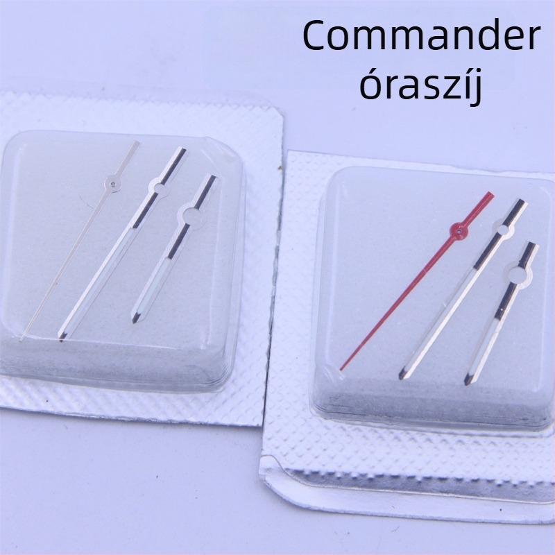 2836-os mozgáshoz illeszkedő, világító három mutatós óra mutatók készlet (óra, perc, másodperc)