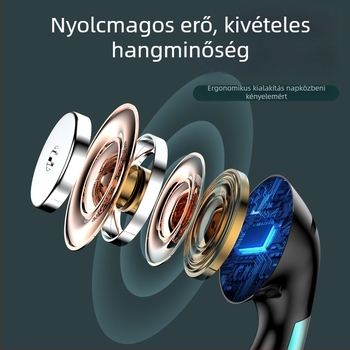 S04 kábeles, in-ear játékos fejhallgató, 3,5 mm egyenes csatlakozóval, mikrofon, 20–2000 Hz hangfrekvencia-tartomány, OPPO/Huawei/vivo számára