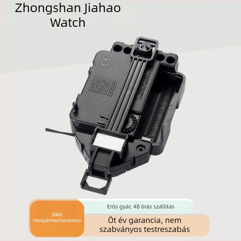 DIY kvarc óra mozgató mechanizmus, csendes járású másodperces mutató