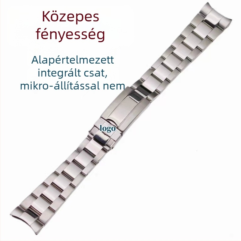 Rozsdamentes acél óraszíj Rolexhez kompatibil
