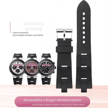 22/24 mm-es kaucsuk óraszíj férfiaknak és nőknek